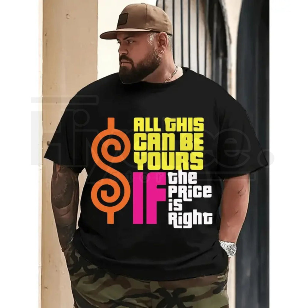 "The Price Is Right" – Heavyweight 100% Cotton Retro Graphic Top