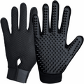 Upgrade Pet Grooming Gloves for Dogs, Cats, Rabbits & Horses with Long and Short Hair, Pets Hair Remover Mittens - 1 Pair