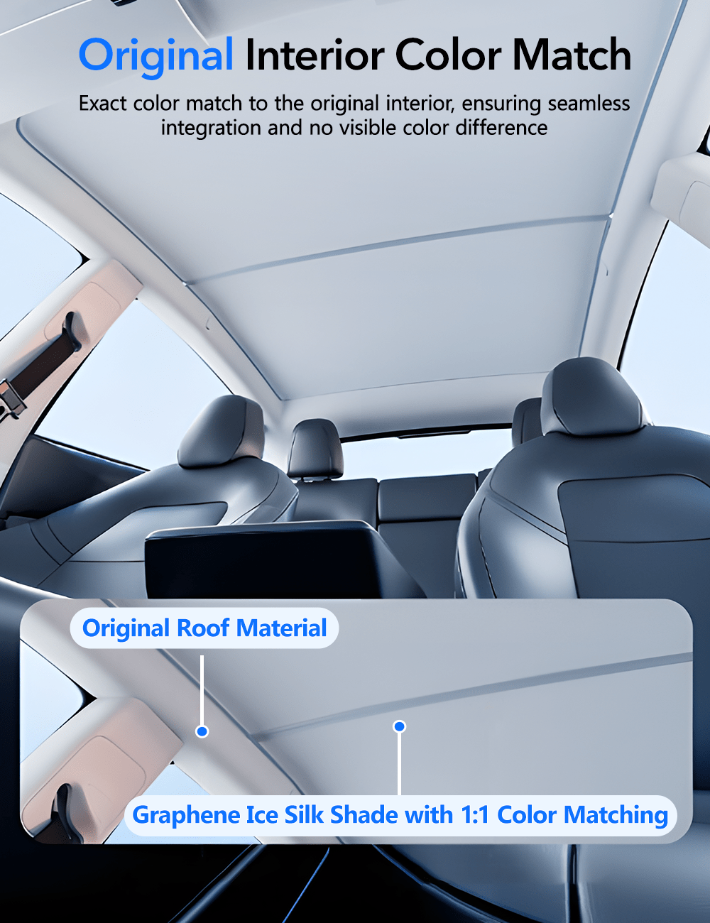 Roof Shade for Tesla Model Y | TESERY