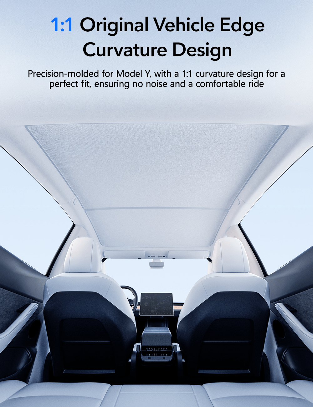 Roof Shade for Tesla Model Y | TESERY