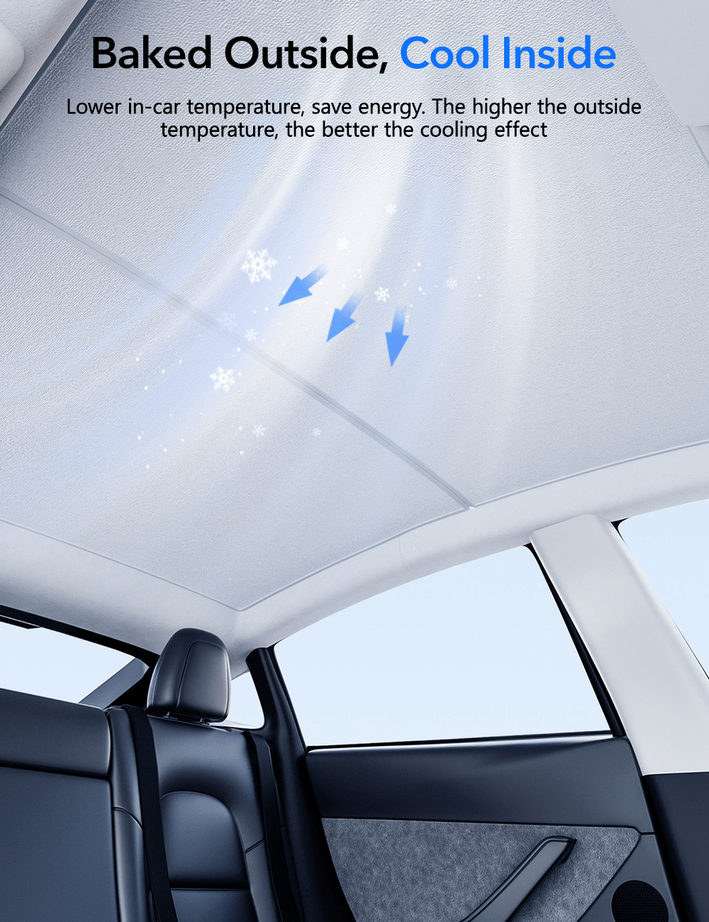 Roof Shade for Tesla Model Y | TESERY
