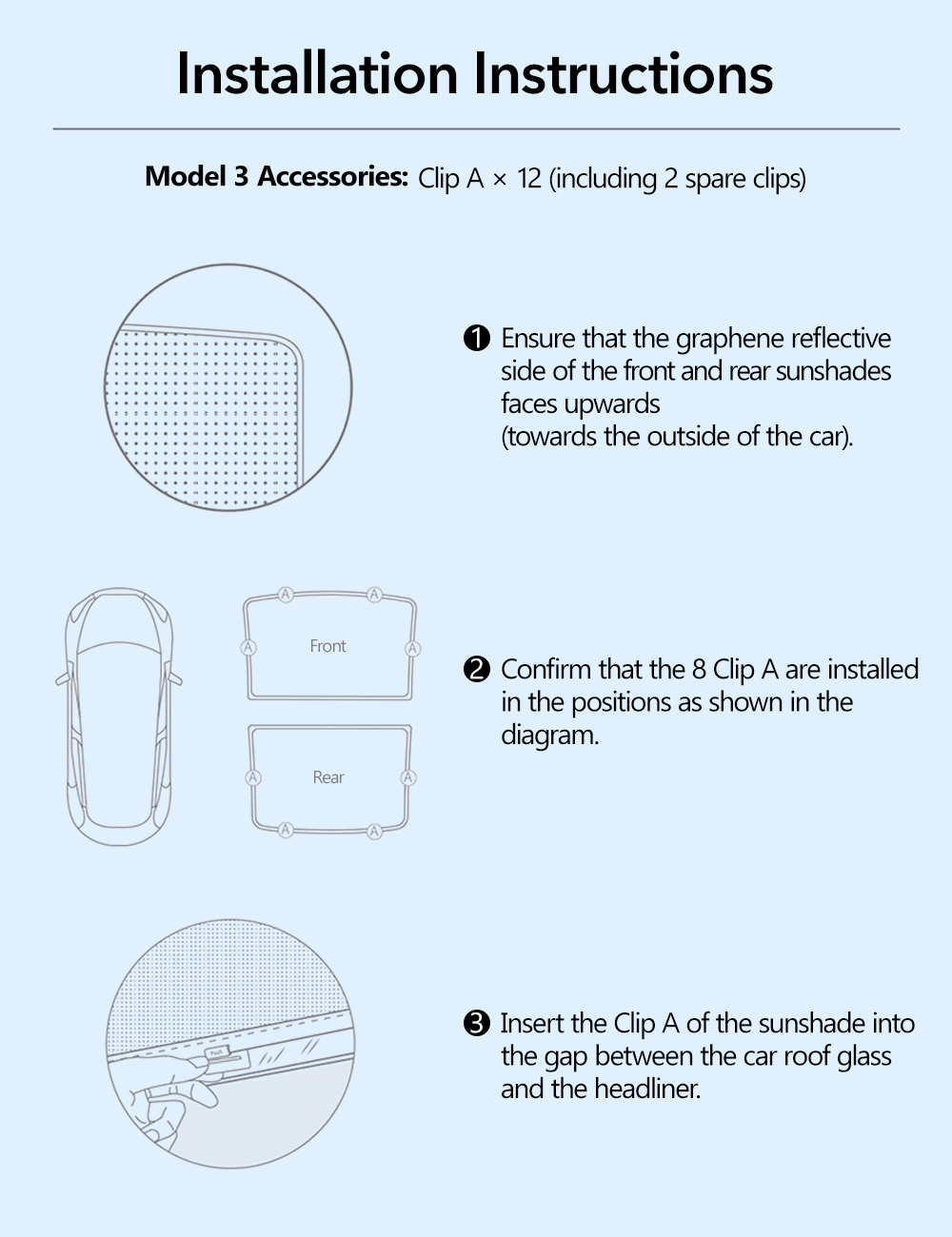 Roof Shade for Tesla Model Y | TESERY